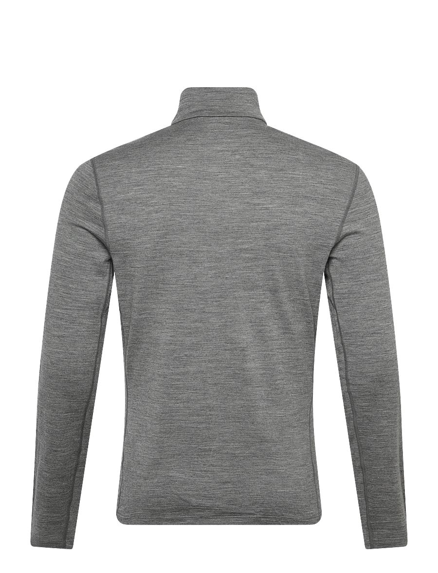 Icebreaker - M 200 Oasis LS Half Zip - funktionsunterwäsche - oberteile - gritstone hthr-013 - 1