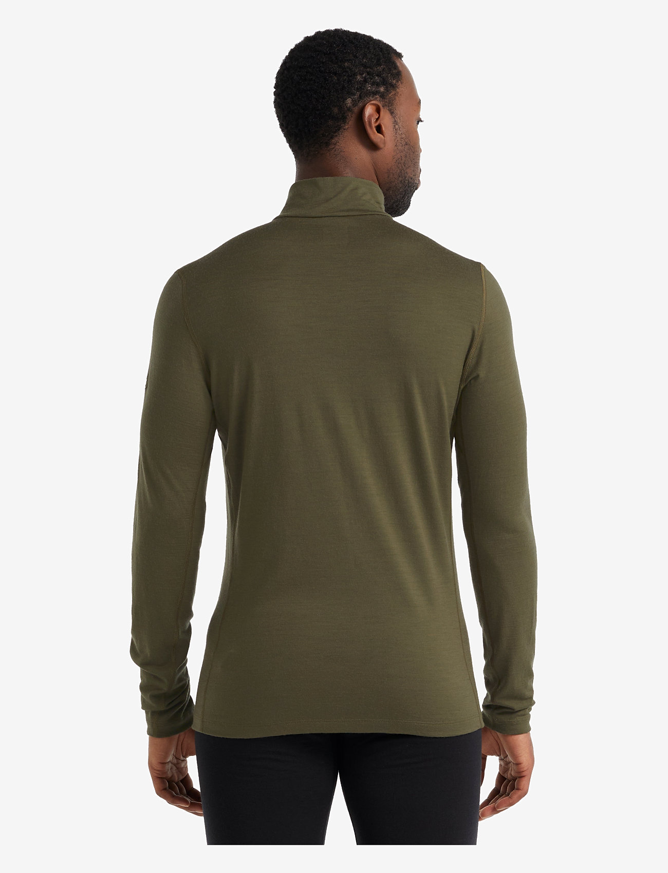 Icebreaker - Men Merino 200 Oasis LS Half Zip - base layer tops - loden - 2