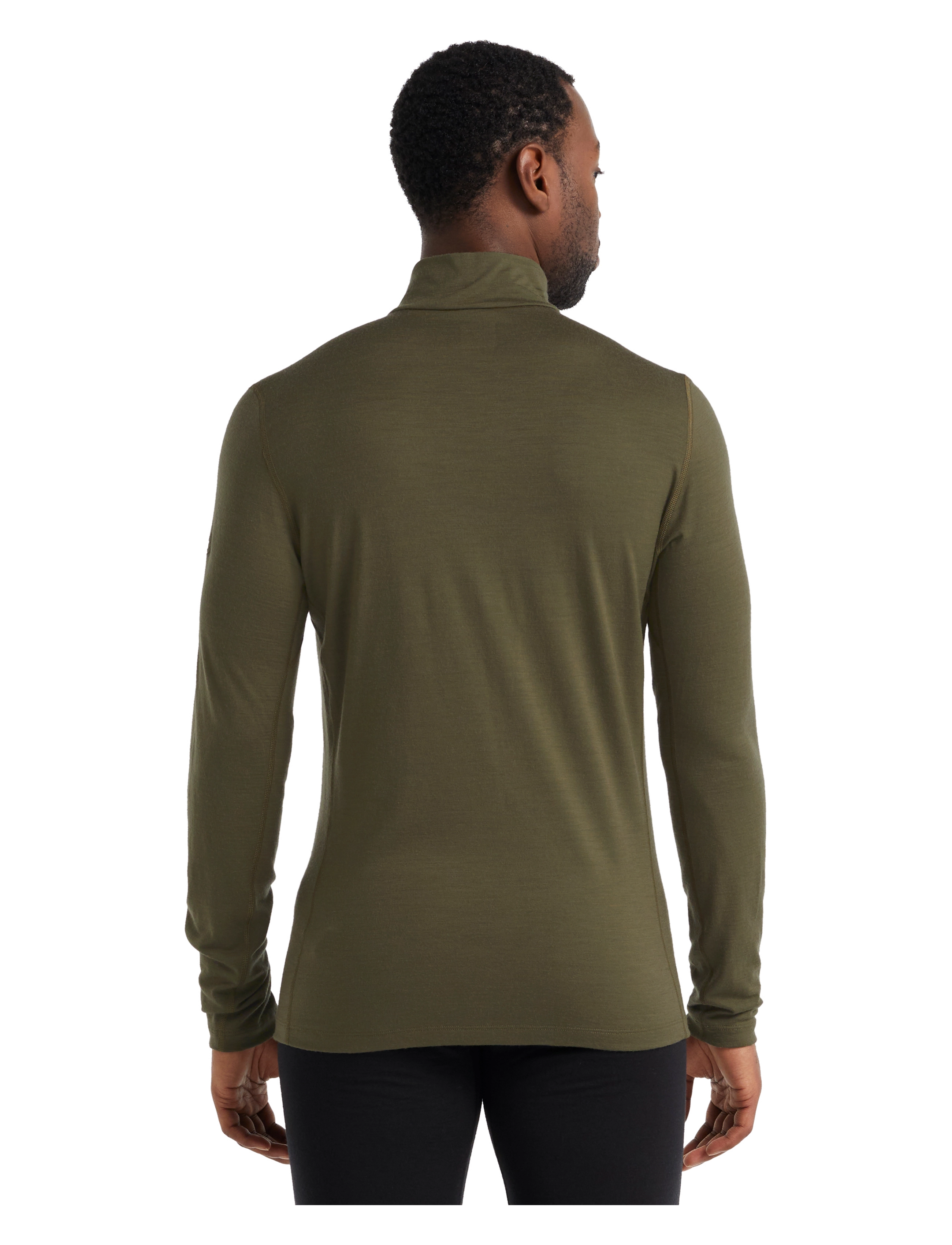 Icebreaker - M 200 Oasis LS Half Zip - funktionsunterwäsche - oberteile - loden - 2
