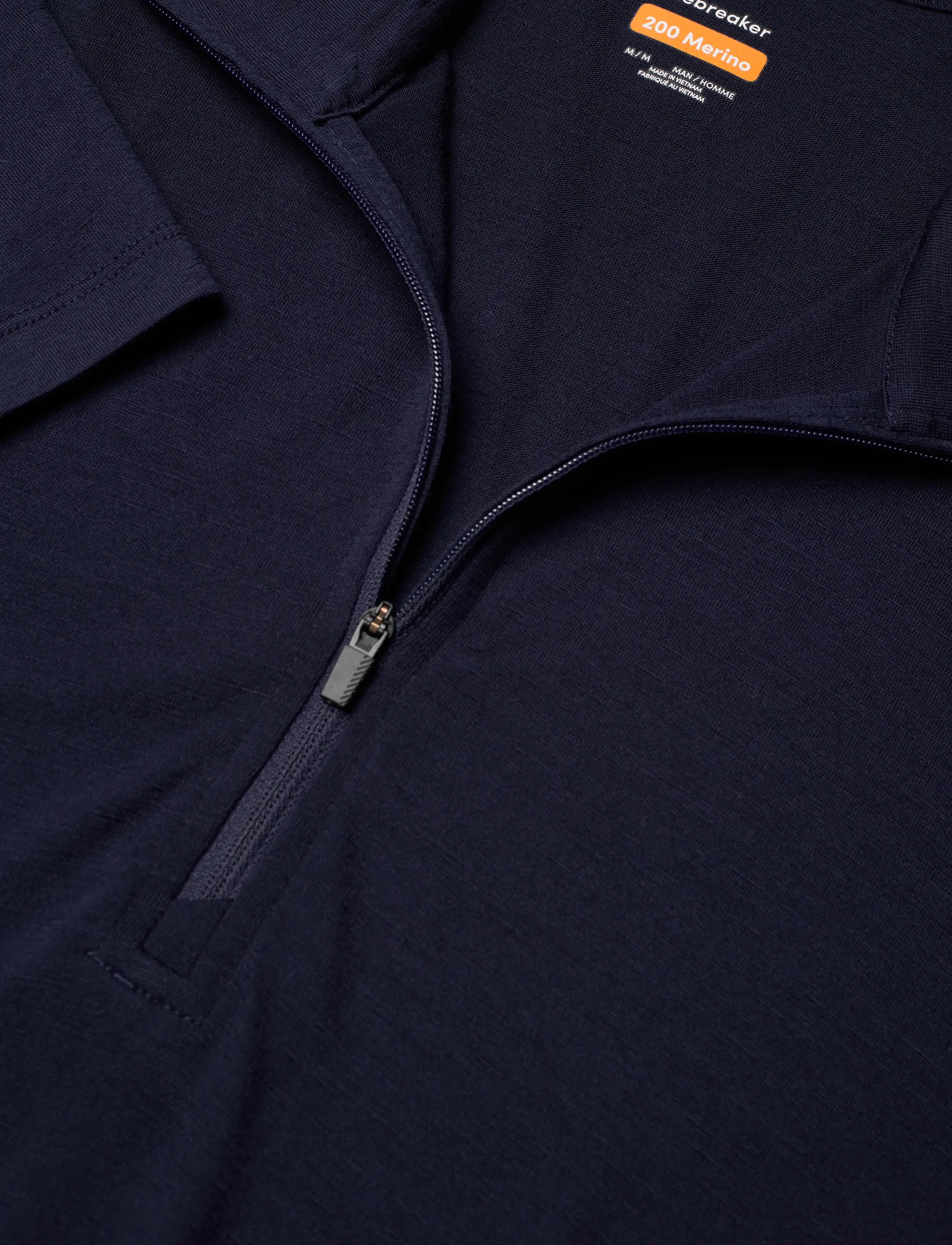 Icebreaker - M 200 Oasis LS Half Zip - funktionsunterwäsche - oberteile - midnight navy - 2