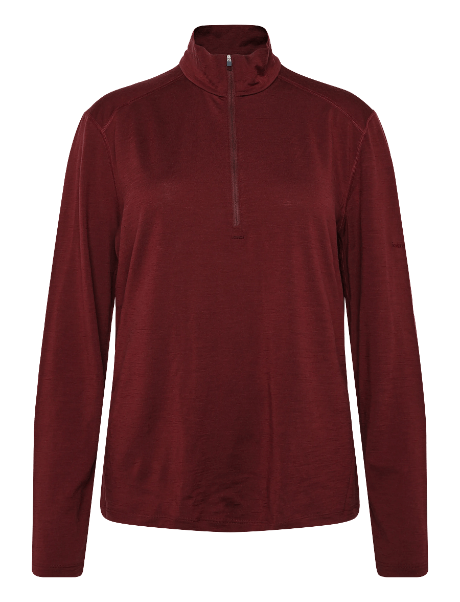 Icebreaker - M 200 Oasis LS Half Zip - funktionsunterwäsche - oberteile - port - 0
