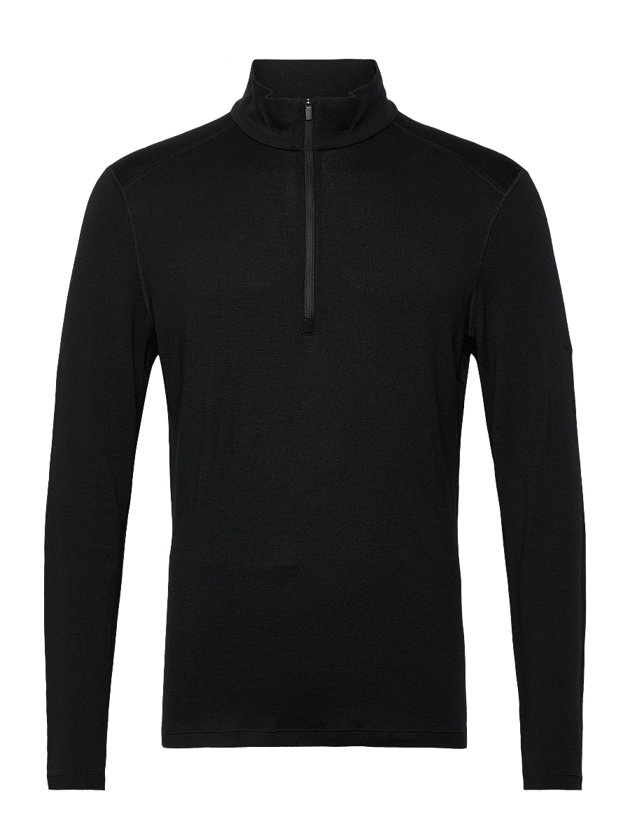Icebreaker - Men Merino 260 Tech LS Half Zip - baselayer overdele - black - 0