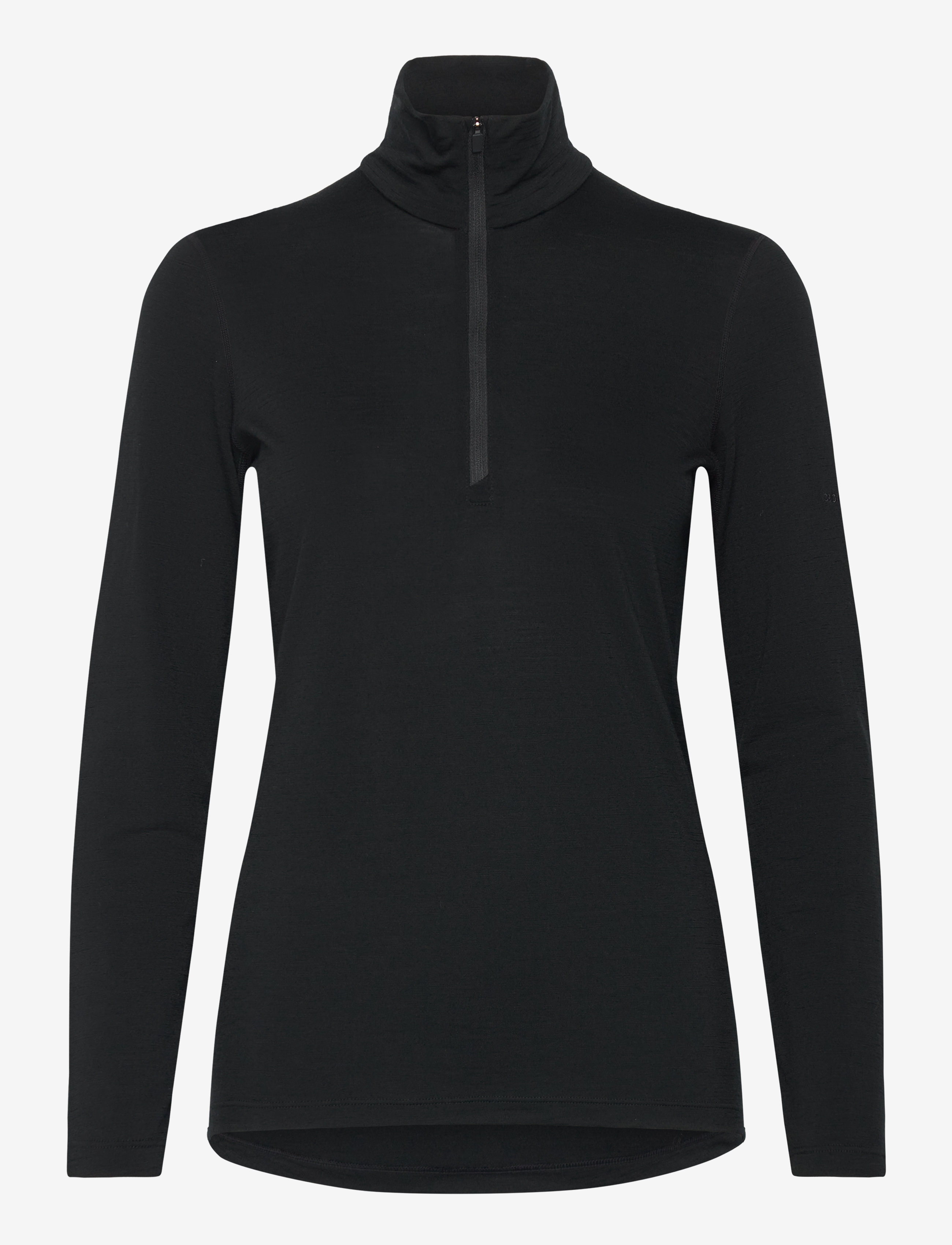 Icebreaker W 200 Oasis LS Half Zip - Fleece & Midlayer - BLACK / black