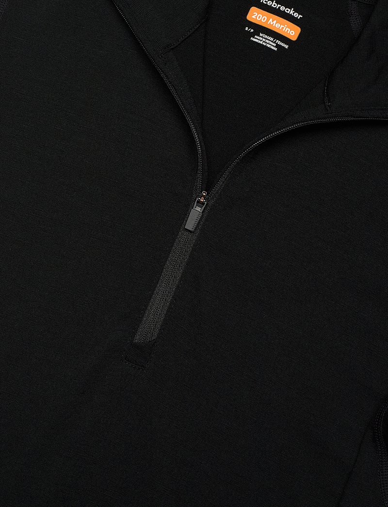Icebreaker - W 200 Oasis LS Half Zip - fleece og mellemlag - black - 2