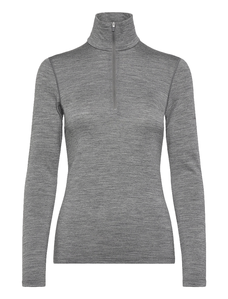 Icebreaker - W 200 Oasis LS Half Zip - fleece & midlayer - gritstone hthr-013 - 0