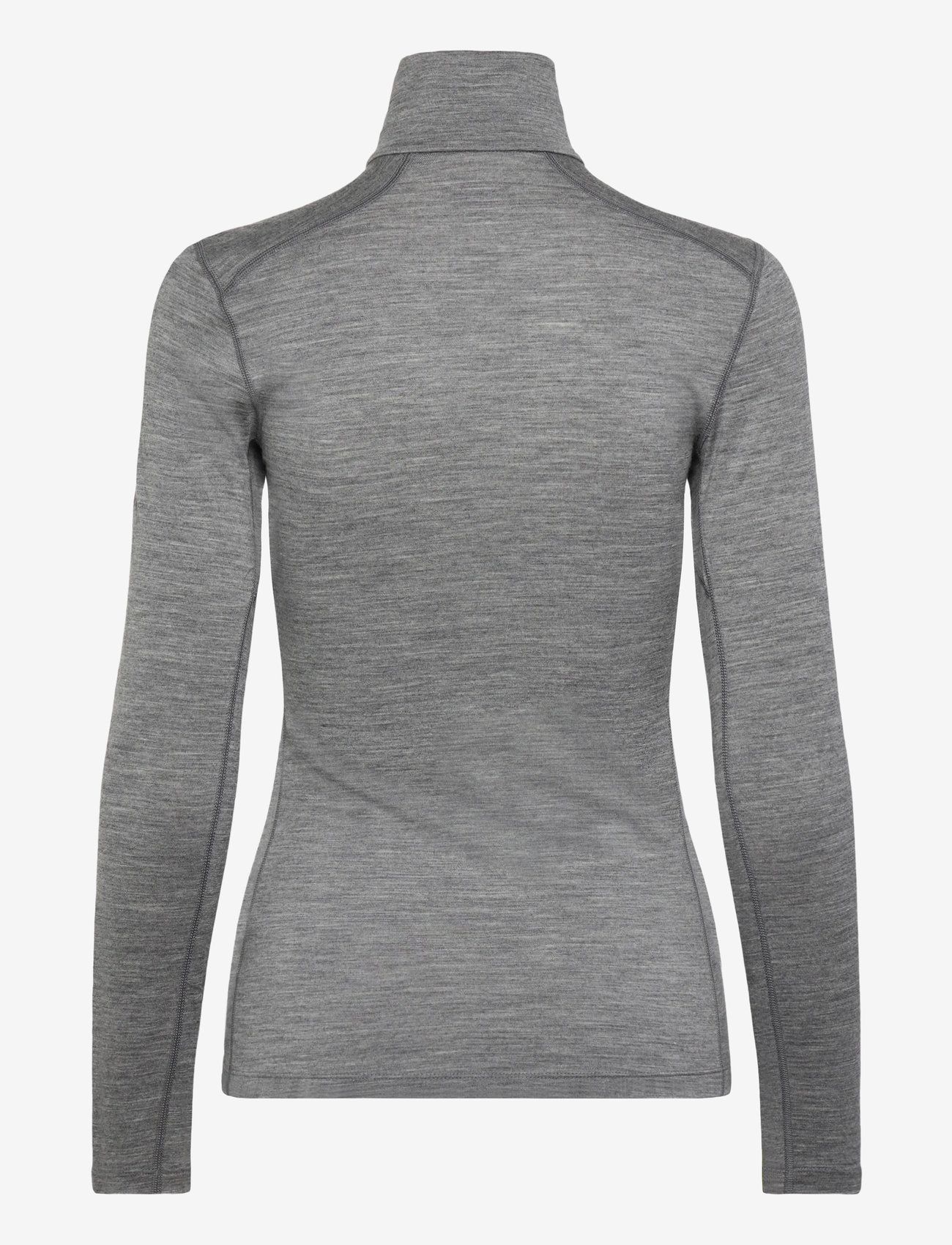 Icebreaker - W 200 Oasis LS Half Zip - fleece og mellemlag - gritstone hthr-013 - 1