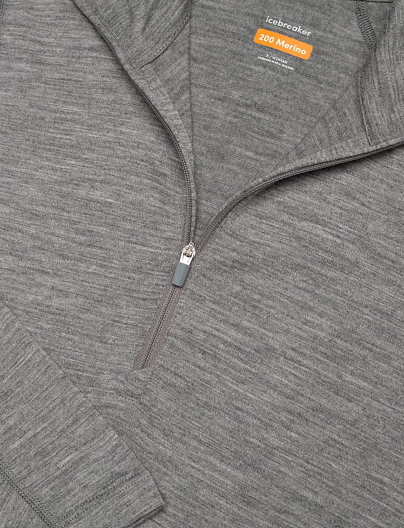 Icebreaker - W 200 Oasis LS Half Zip - fleece & midlayer - gritstone hthr-013 - 2