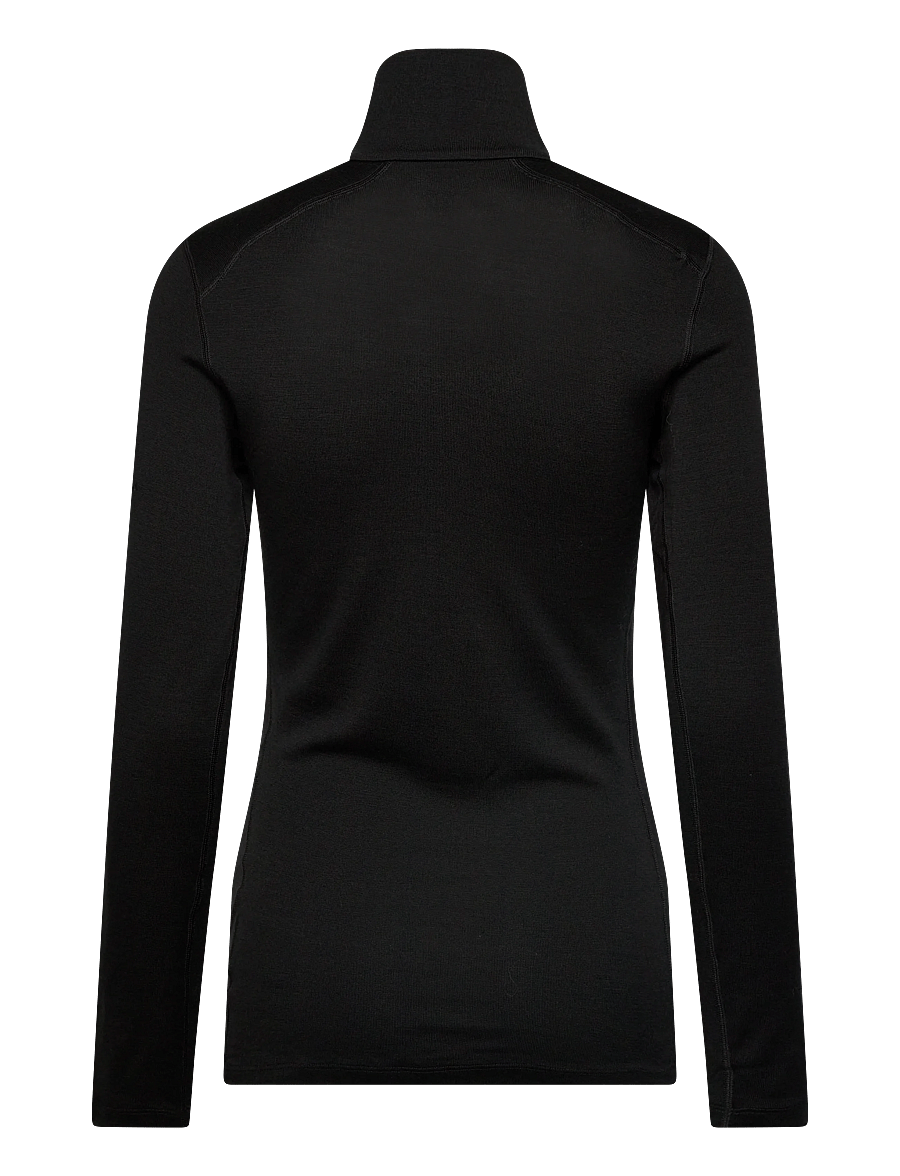 Icebreaker - Women Merino 260 Oasis LS Half Zip - underställströjor - black - 1
