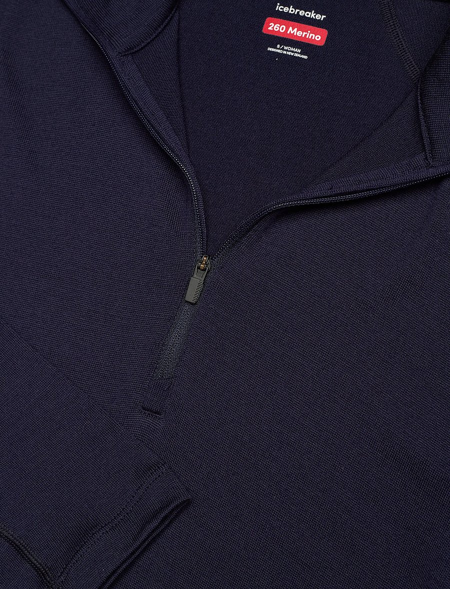 Icebreaker - Women Merino 260 Oasis LS Half Zip - midnight navy - 2