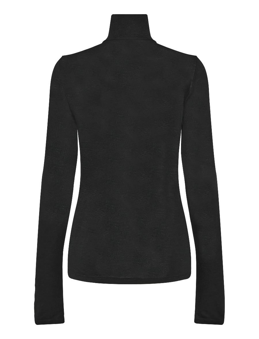 Icebreaker - W 175 Everyday LS Half Zip - funktionsunterwäsche - oberteile - black - 1