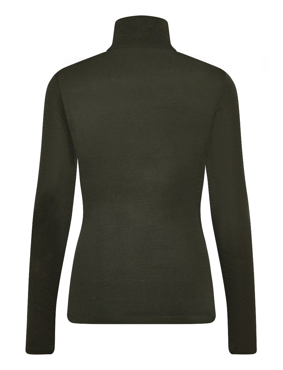 Icebreaker - W 175 Everyday LS Half Zip - underställströjor - dk loden - 1