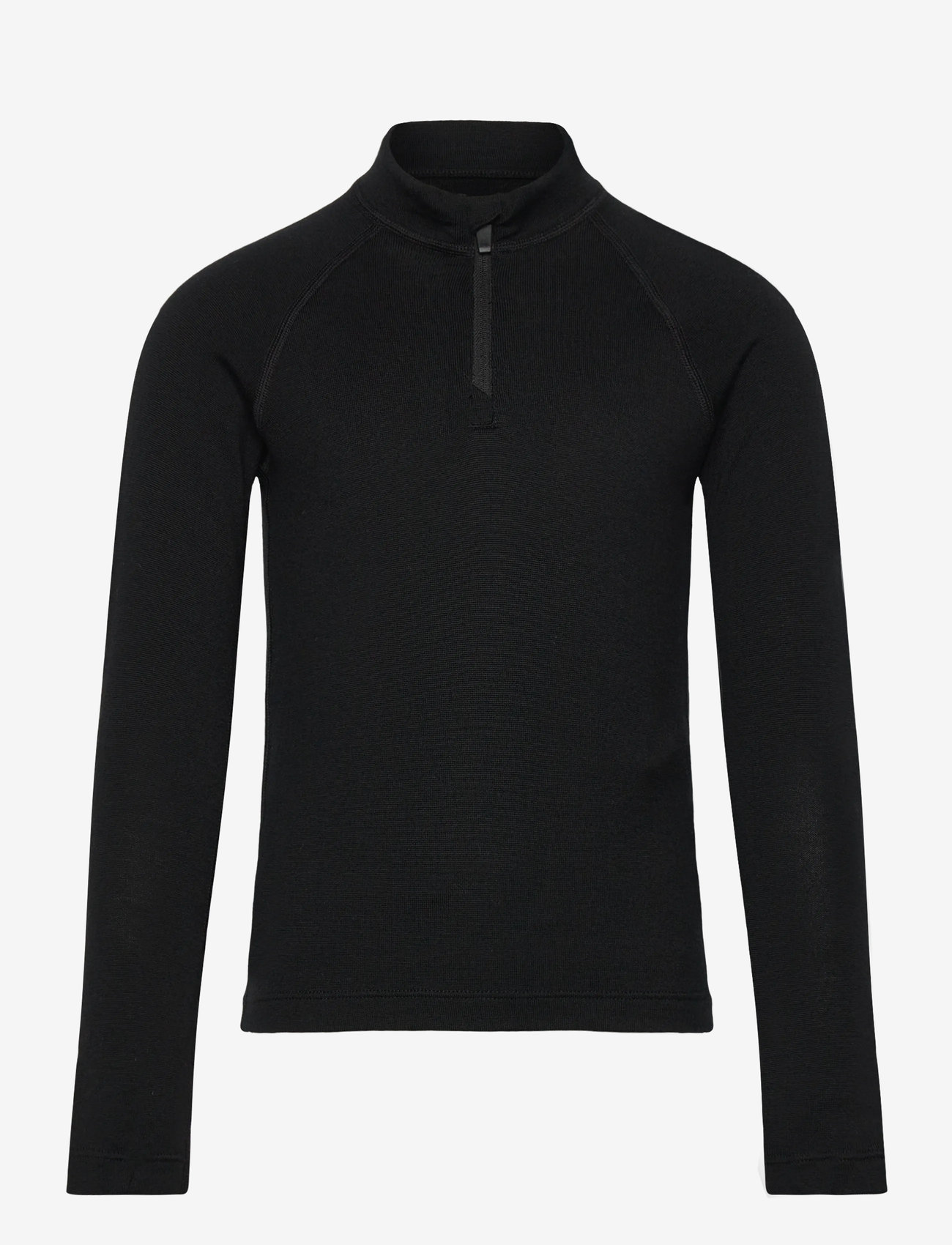 Icebreaker - Kids Merino 260 Tech LS Half Zip - termoundertrøjer - black - 0