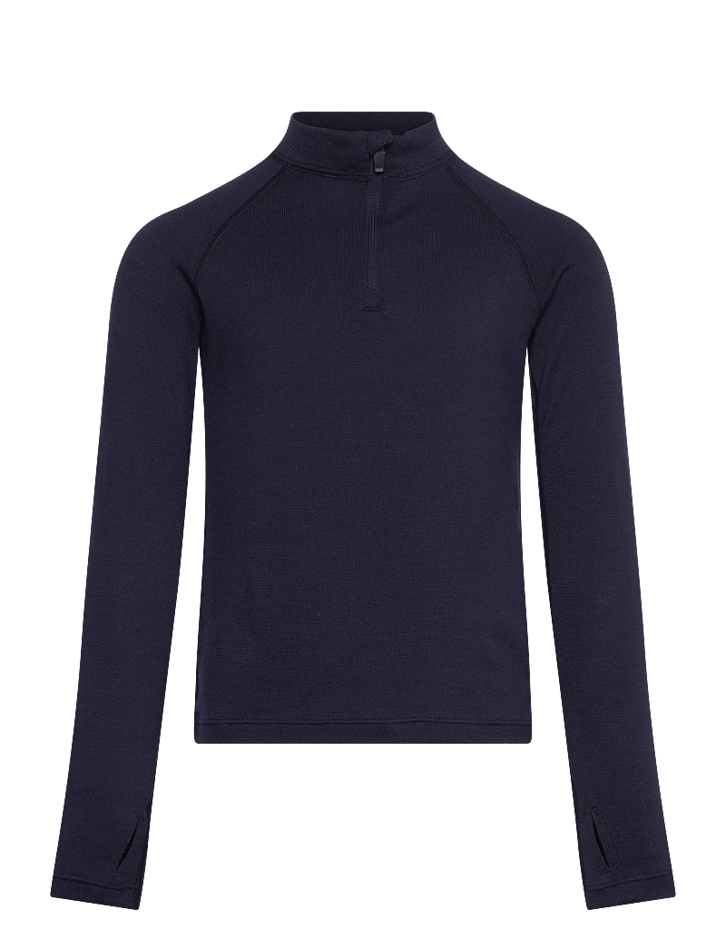 Icebreaker - Kids Merino 260 Tech LS Half Zip - funktionsunterwäsche - oberteile - midnight navy - 0