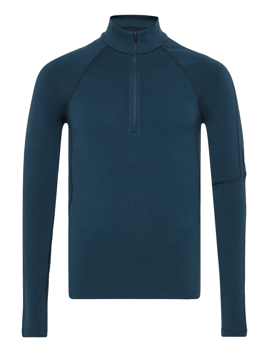 Icebreaker - M 300 MerinoFine Polar LS Half Zip - funktionsunterwäsche - oberteile - abyss - 0