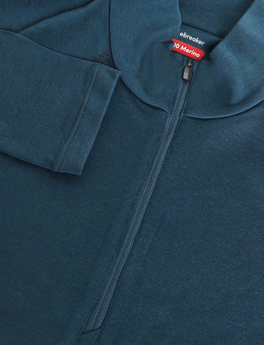 Icebreaker - M 300 MerinoFine Polar LS Half Zip - funktionsunterwäsche - oberteile - abyss - 2