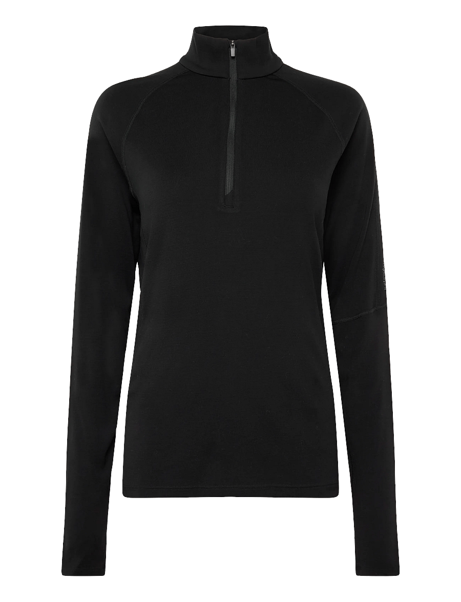 Icebreaker - M 300 MerinoFine Polar LS Half Zip - underställströjor - black - 0