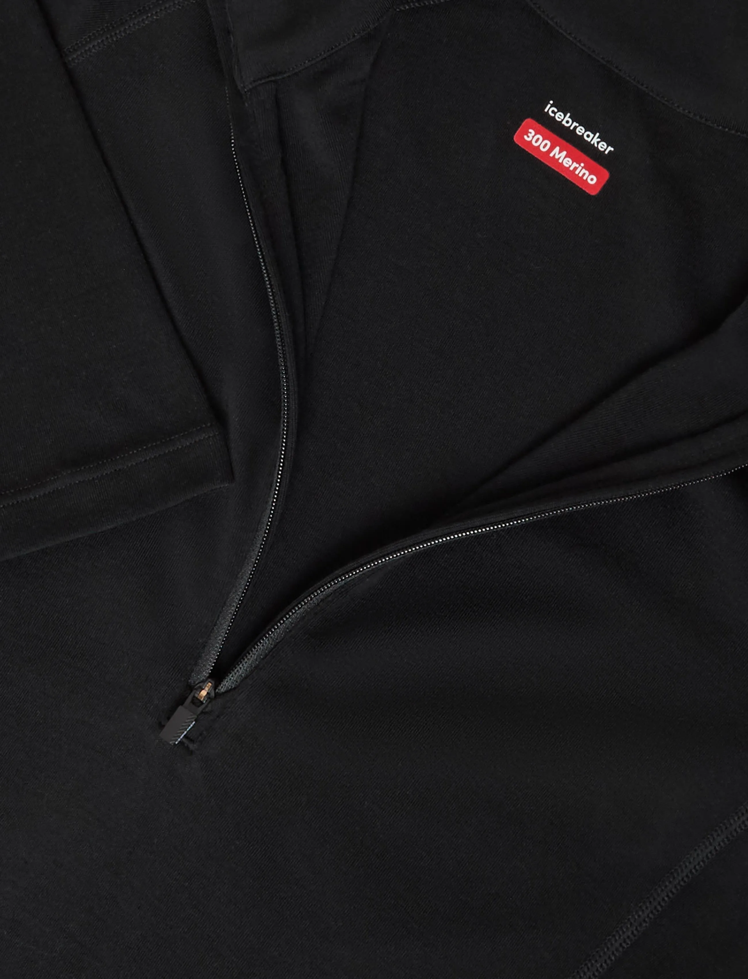 Icebreaker - W 300 MerinoFinePolar LS Half Zip - funktionsunterwäsche - oberteile - black - 2