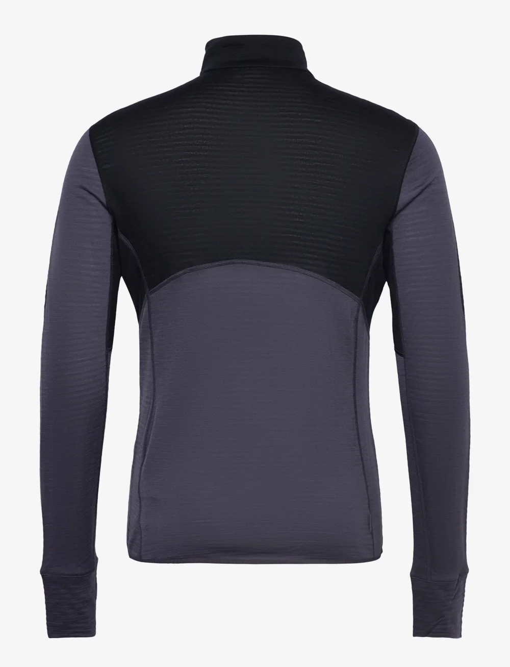 Icebreaker - M Mer 200 Realfleece Descender LS Half - fleece & midlayer - black/graphite/cb - 1