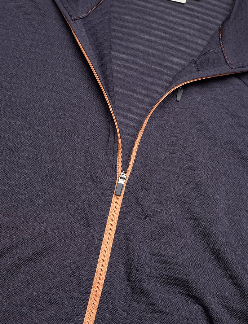 Icebreaker - M Mer 200 Realfleece Descender LS Half - fleece og mellemlag - graphite/ray/feldsar/cb - 2