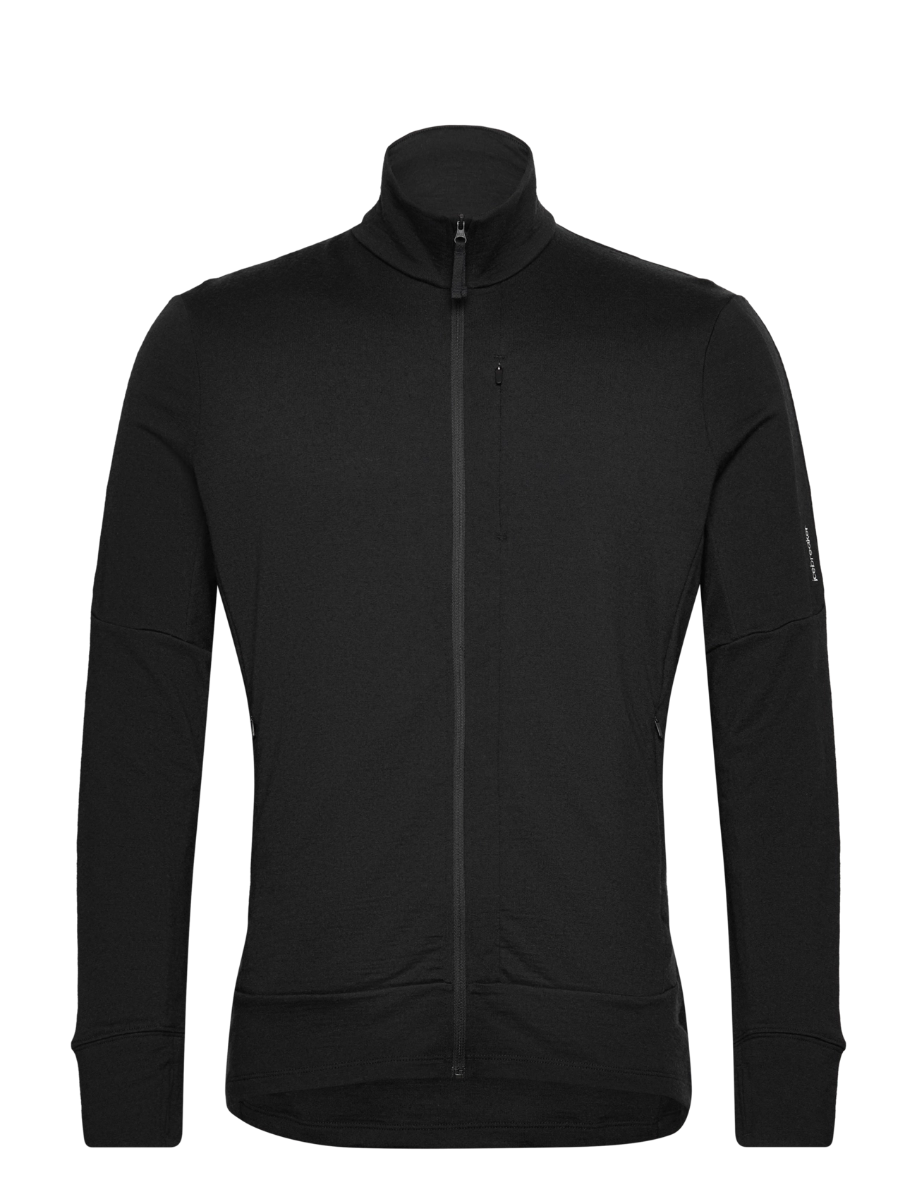 Icebreaker Men Merino 260 Quantum LS Zip - Tops - BLACK / black