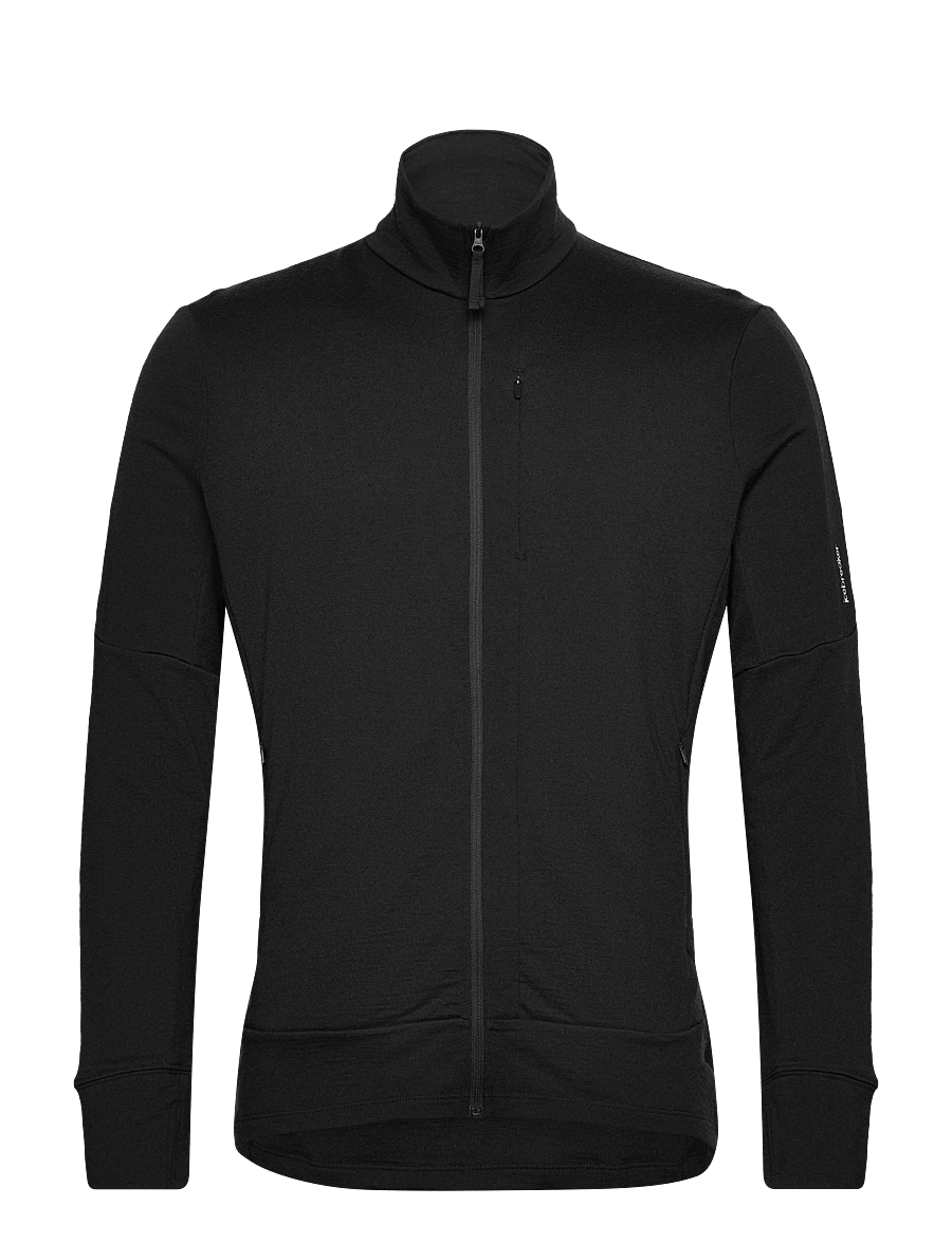 Icebreaker - M Mer 260 Quantum IV LS Zip - fleece og mellemlag - black - 0
