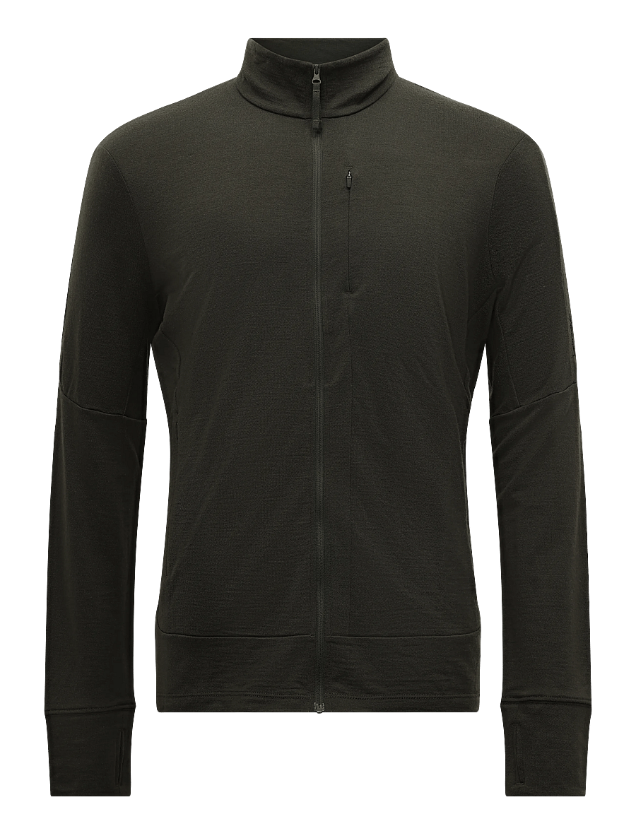Icebreaker - Men Merino 260 Quantum LS Zip - fleece & midlayer - dk loden - 0