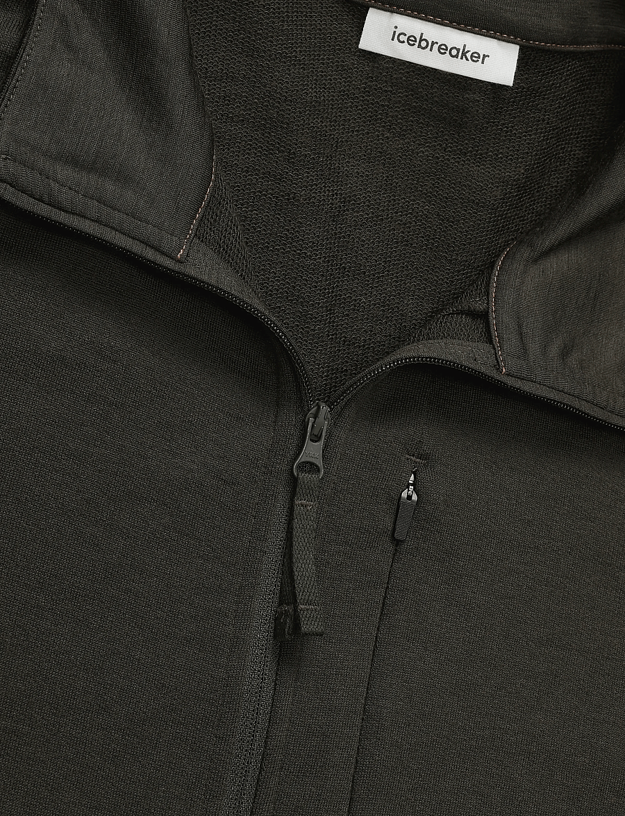 Icebreaker - Men Merino 260 Quantum LS Zip - fleece & midlayer - dk loden - 2