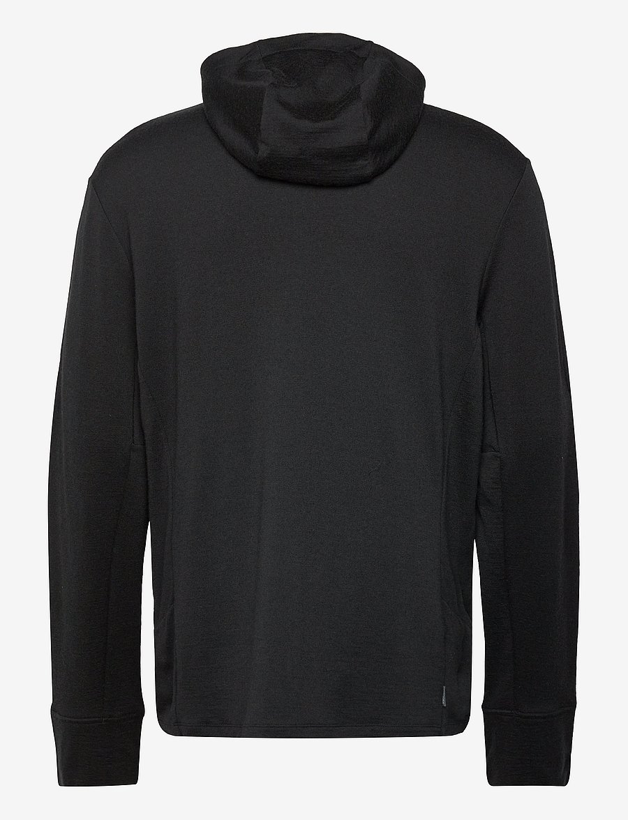 Icebreaker - Men Merino 260 Quantum LS Zip Hoodie - sweatshirts - black - 1
