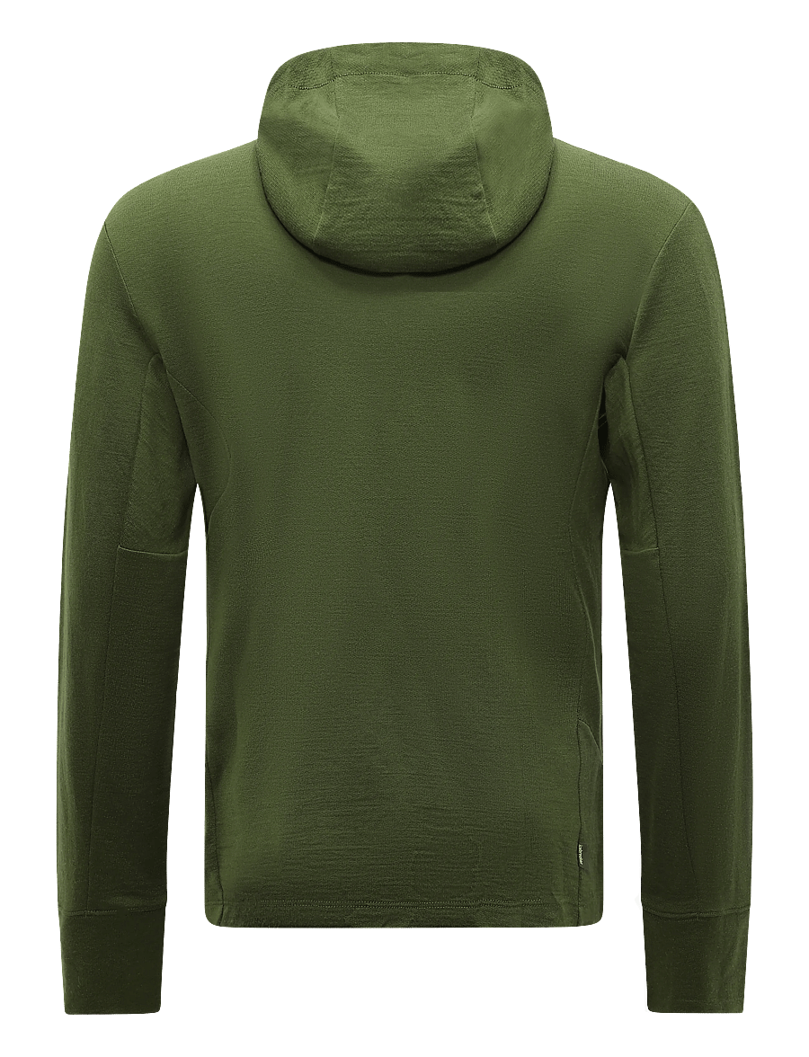 Icebreaker - Men Merino 260 Quantum LS Zip Hoodie - tops - sphagnum - 1