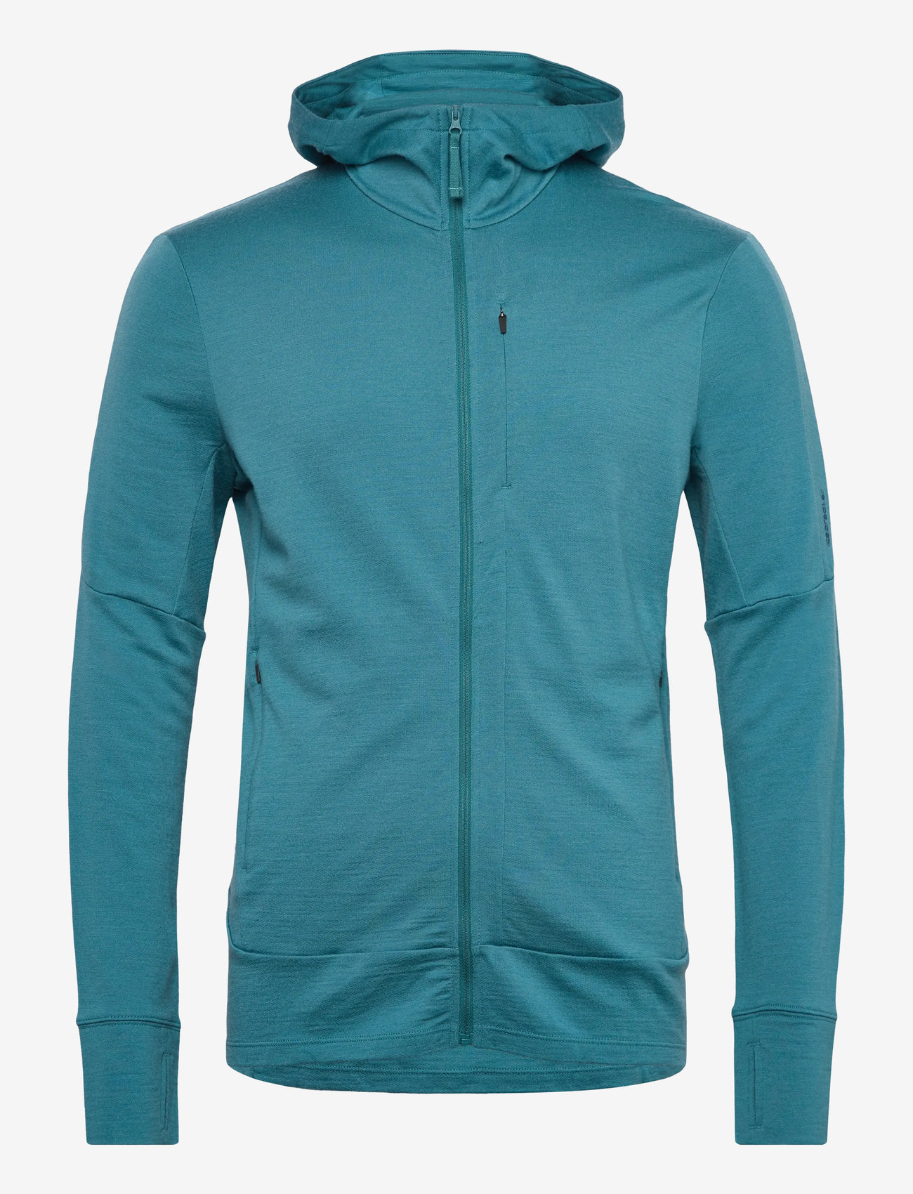 Icebreaker - M Mer 260 Quantum IV LS Zip Hoodie - overdele - topaz - 0