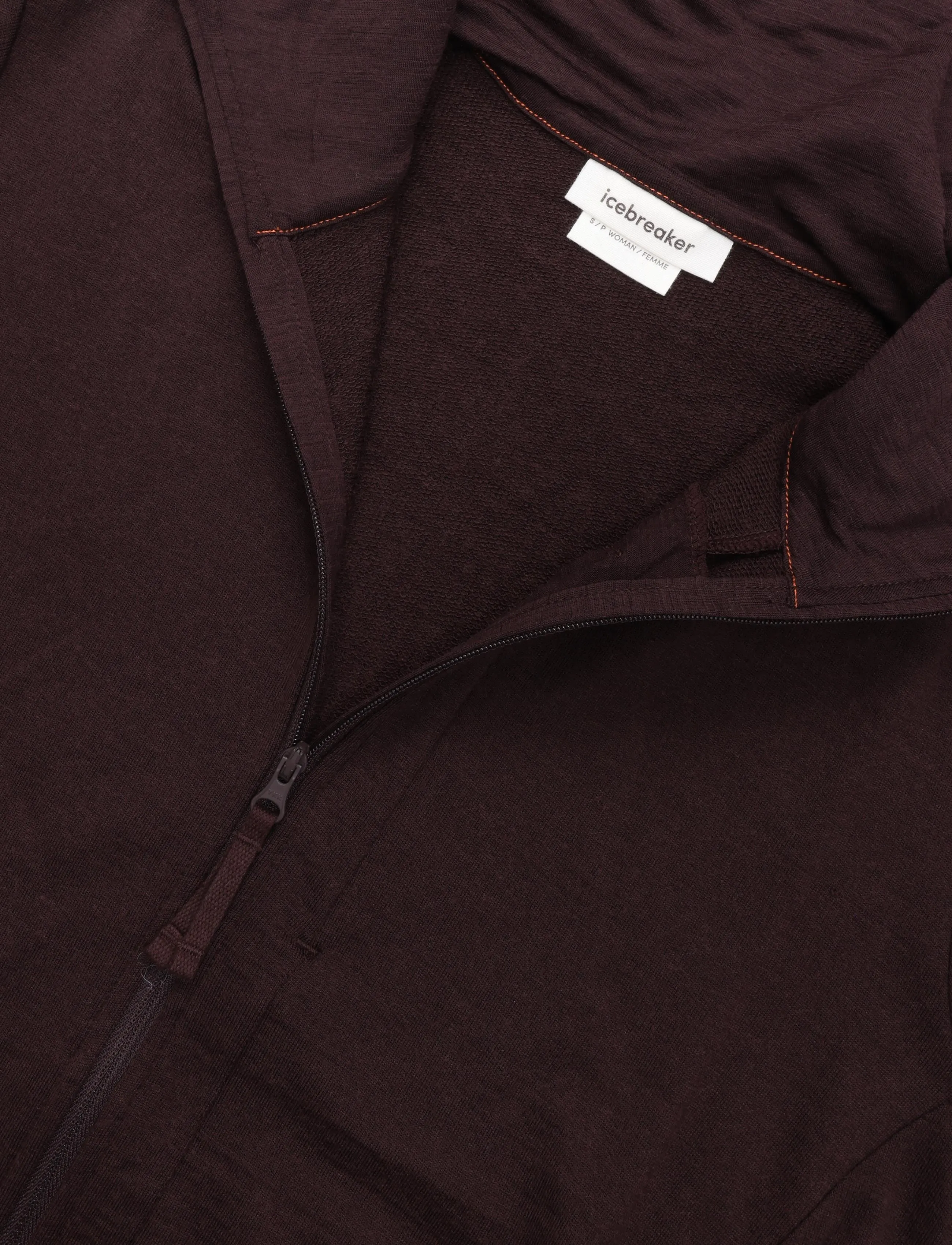 Icebreaker - Women Merino 260 Quantum LS Zip Hoodie - huvtröjor - bittersweet - 2
