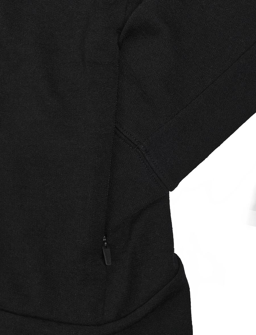 Icebreaker - Women Merino 260 Quantum LS Zip Hoodie - tops - black - 3