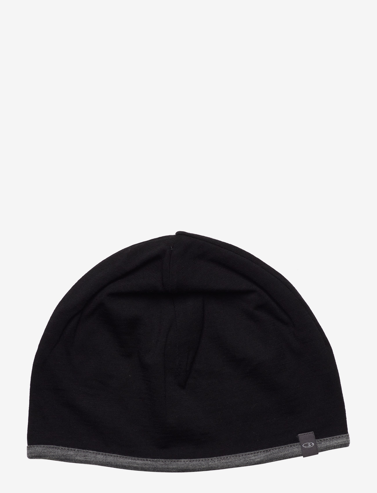 Icebreaker U 200 Oasis Revers Beanie - Mützen - BLACK/GRITSTONE HTHR / black