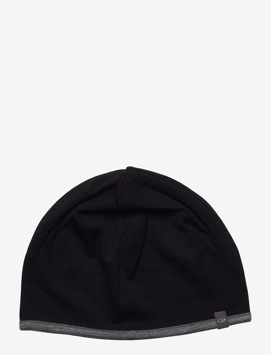Icebreaker - U 200 Oasis Revers Beanie - huer - black/gritstone hthr - 0