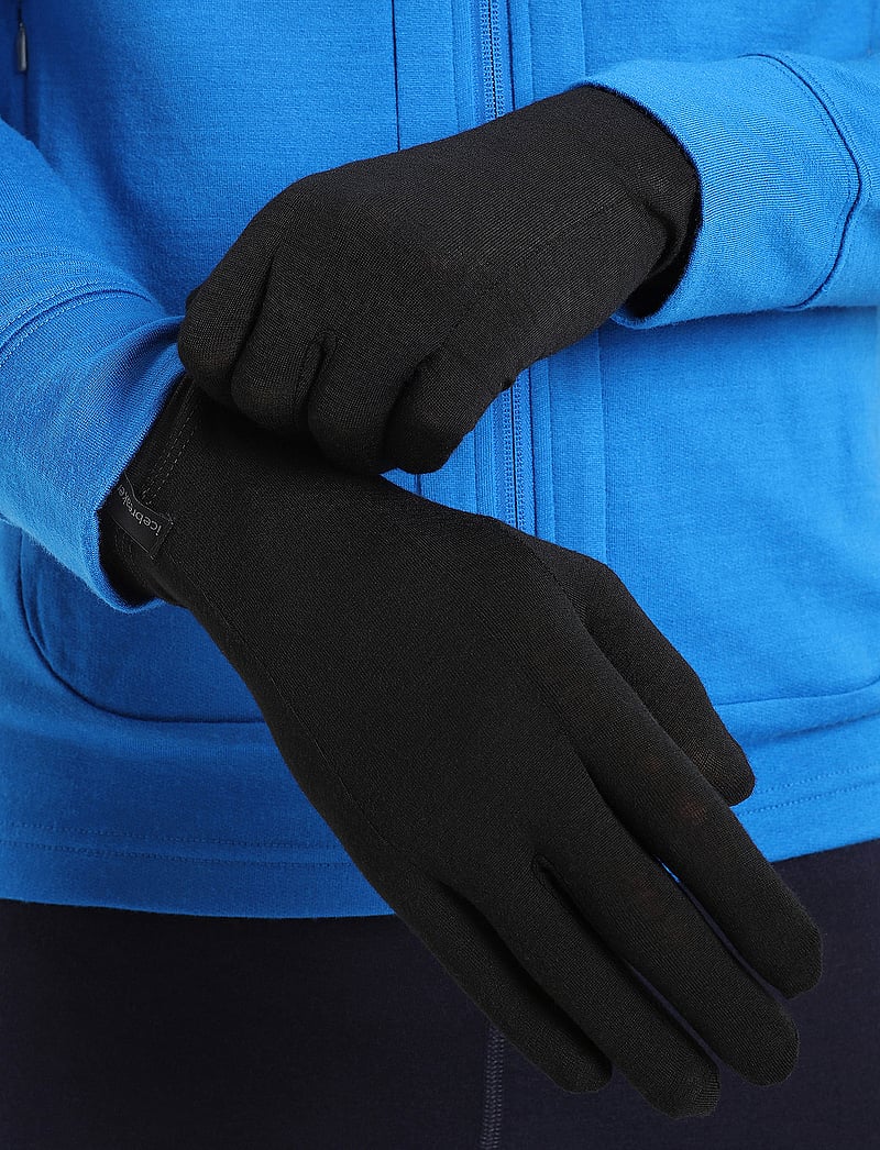 Icebreaker - U 200 Oasis Glove Liners - fingervantar - black - 0
