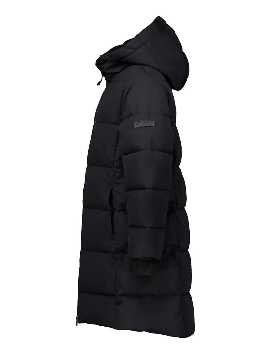 Icepeak - ICEPEAK KEYSTONE JR /G DOWNLOOK COAT - basic black - 2