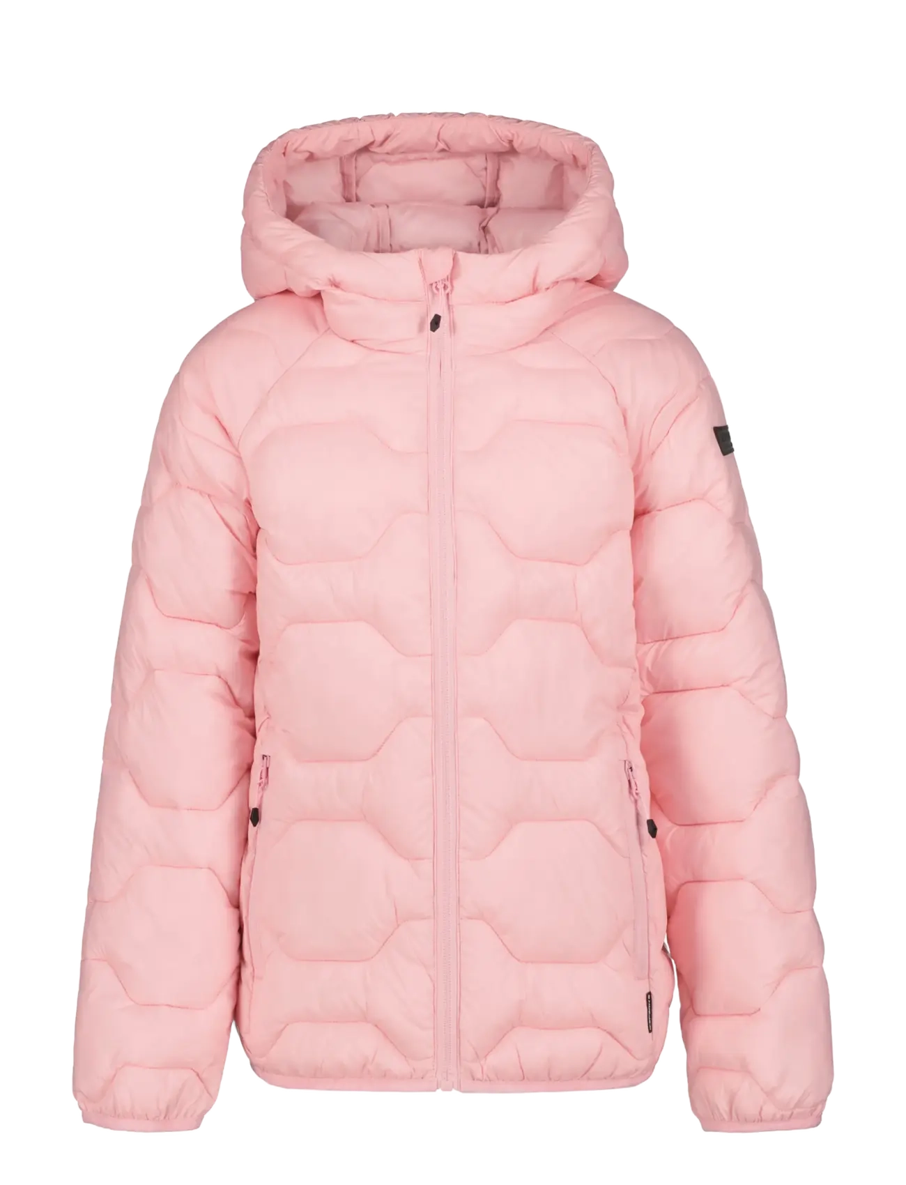 Icepeak Kamiah Jr/Jacket Children, 122 56 cm, Jackets & Coats, Rosa - Puffer Padded, Kinder