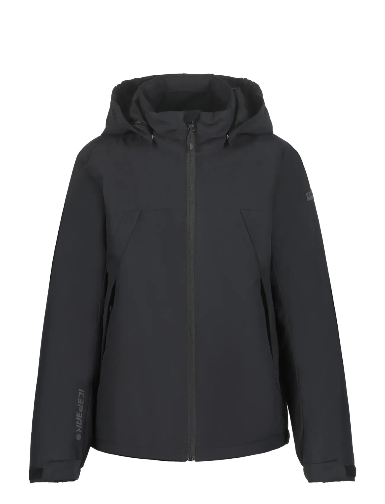 Icepeak Icepeak Kirkville Jr/Jacket Children, 128 54 cm, Black, Softshells > Softshell-Jakker, Børn