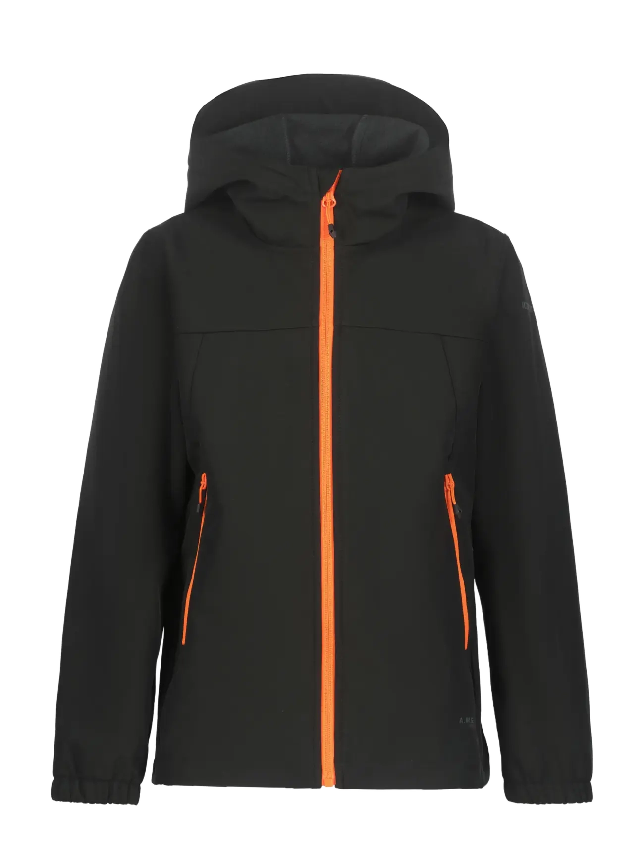 Icepeak Konan Jr/Softshell Jacket, 176 56 cm, Softshells, Schwarz - Softshell Jackets, Kinder