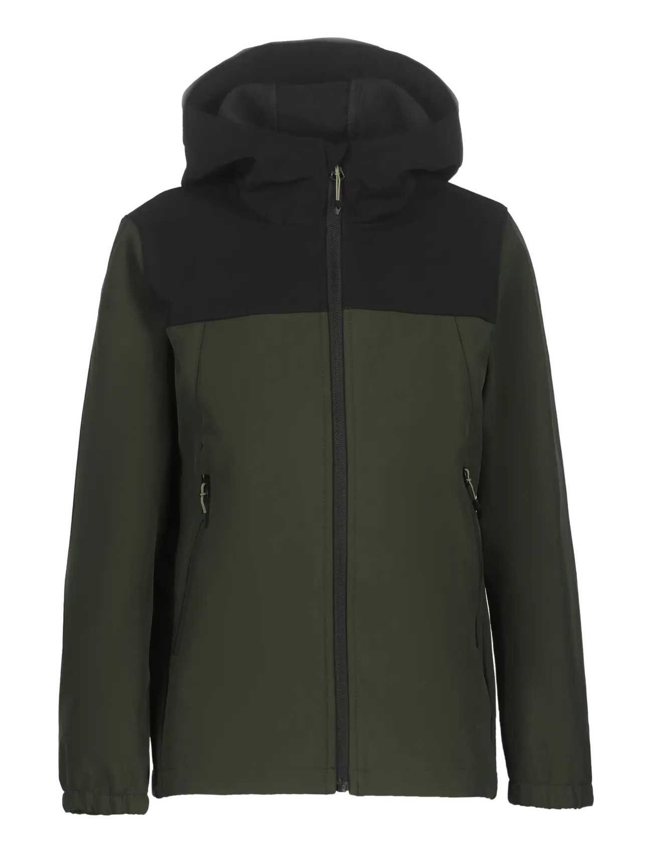 Icepeak Konan Jr/Softshell Jacket, 152 56 cm, Softshells, Khakigrün - Softshell Jackets, Kinder