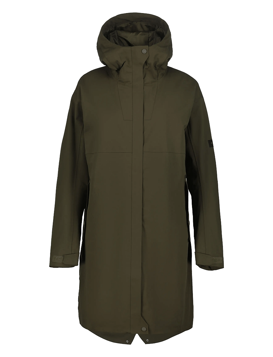 Icepeak - ICEPEAK MINIER/ WM WADDED PARKA - jakker - olive - 0