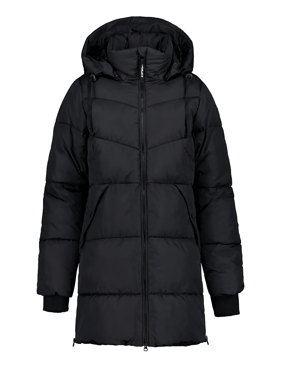 Icepeak - ICEPEAK ADAIRE/ WM DOWNLOOK JACKET - winterjacken - basic black - 0