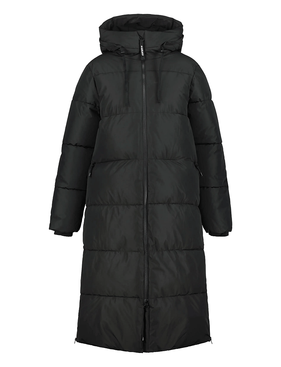 Icepeak - ICEPEAK ADDIA/ WM DOWNLOOK COAT - down jackets - basic black - 0