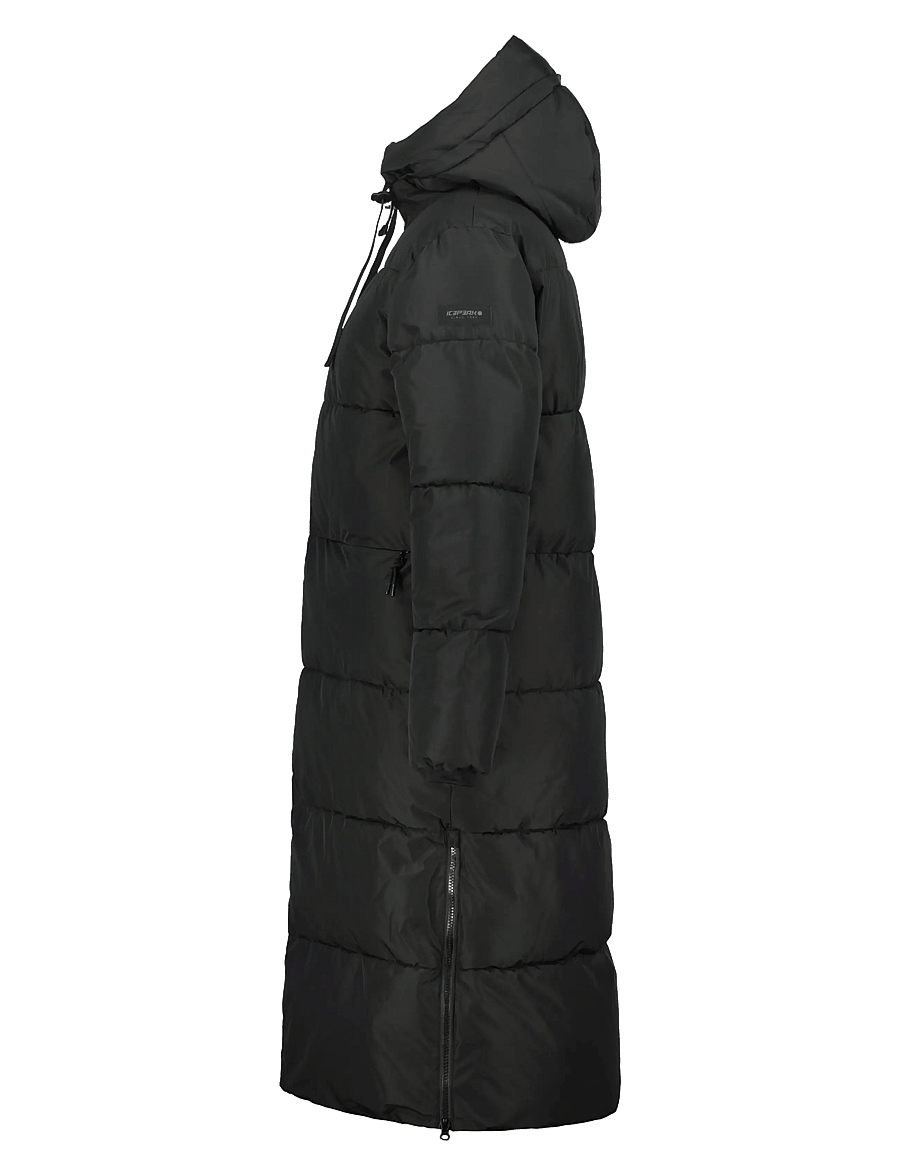 Icepeak - ICEPEAK ADDIA/ WM DOWNLOOK COAT - down jackets - basic black - 2
