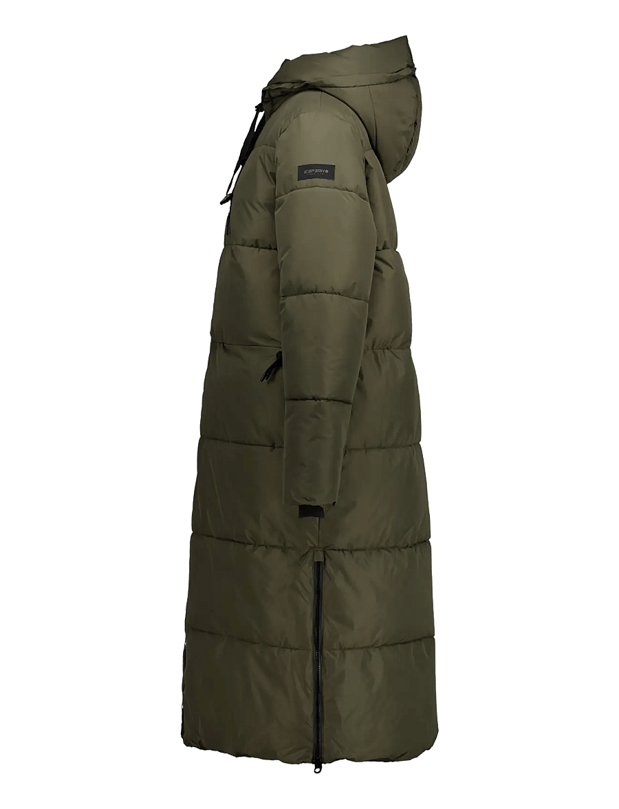 Icepeak - ICEPEAK ADDIA/ WM DOWNLOOK COAT - daunenjacken - olive - 2