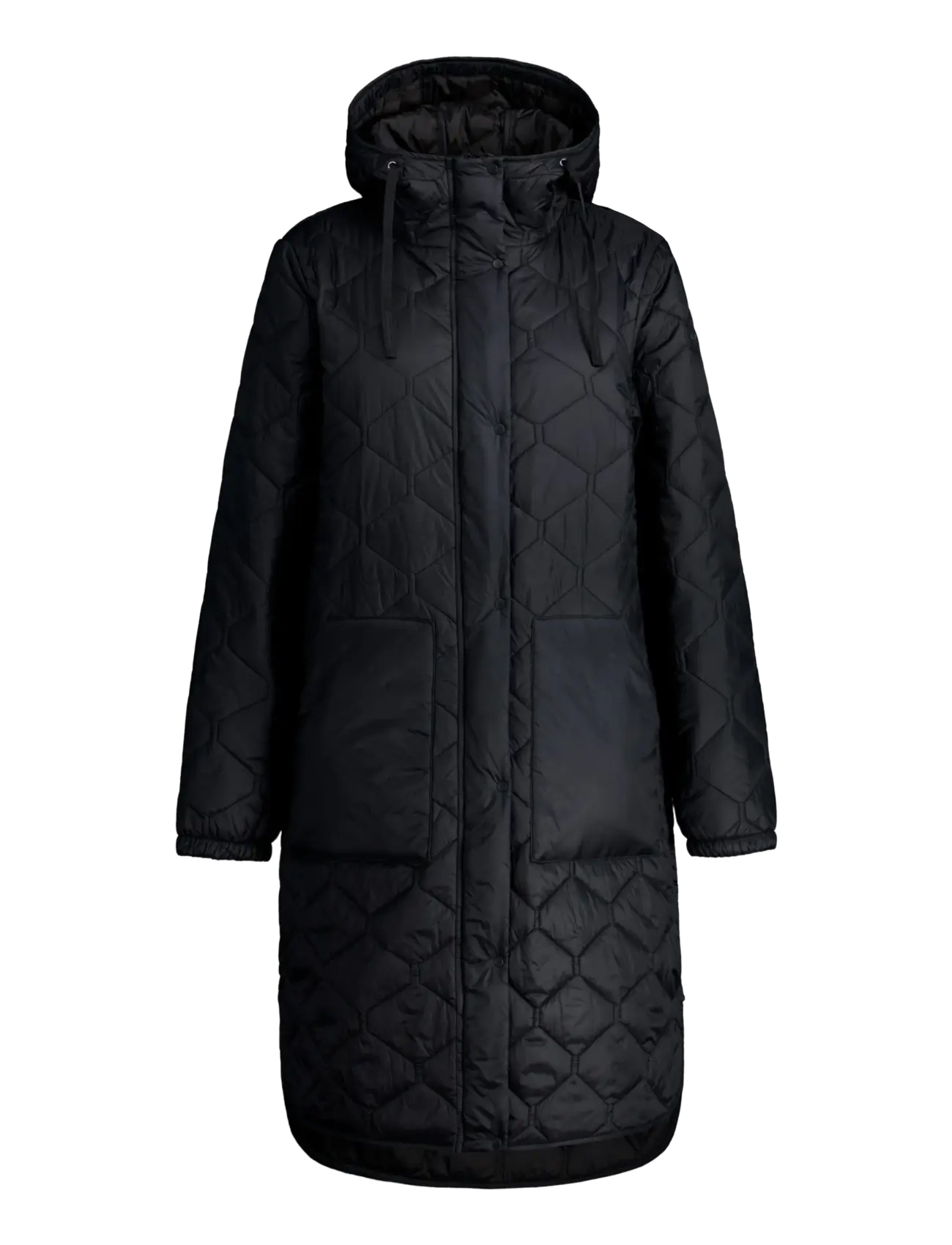 Icepeak ICEPEAK AALENA/ WM LIGHT WADDED COAT - Icepeak - BASIC BLACK / black