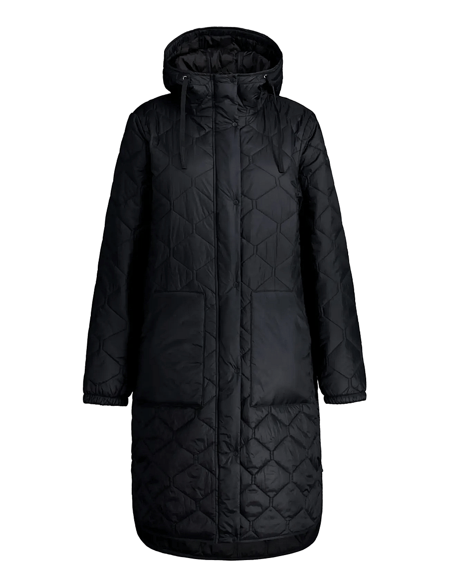 Icepeak - ICEPEAK AALENA/ WM LIGHT WADDED COAT - daunenjacken - basic black - 0