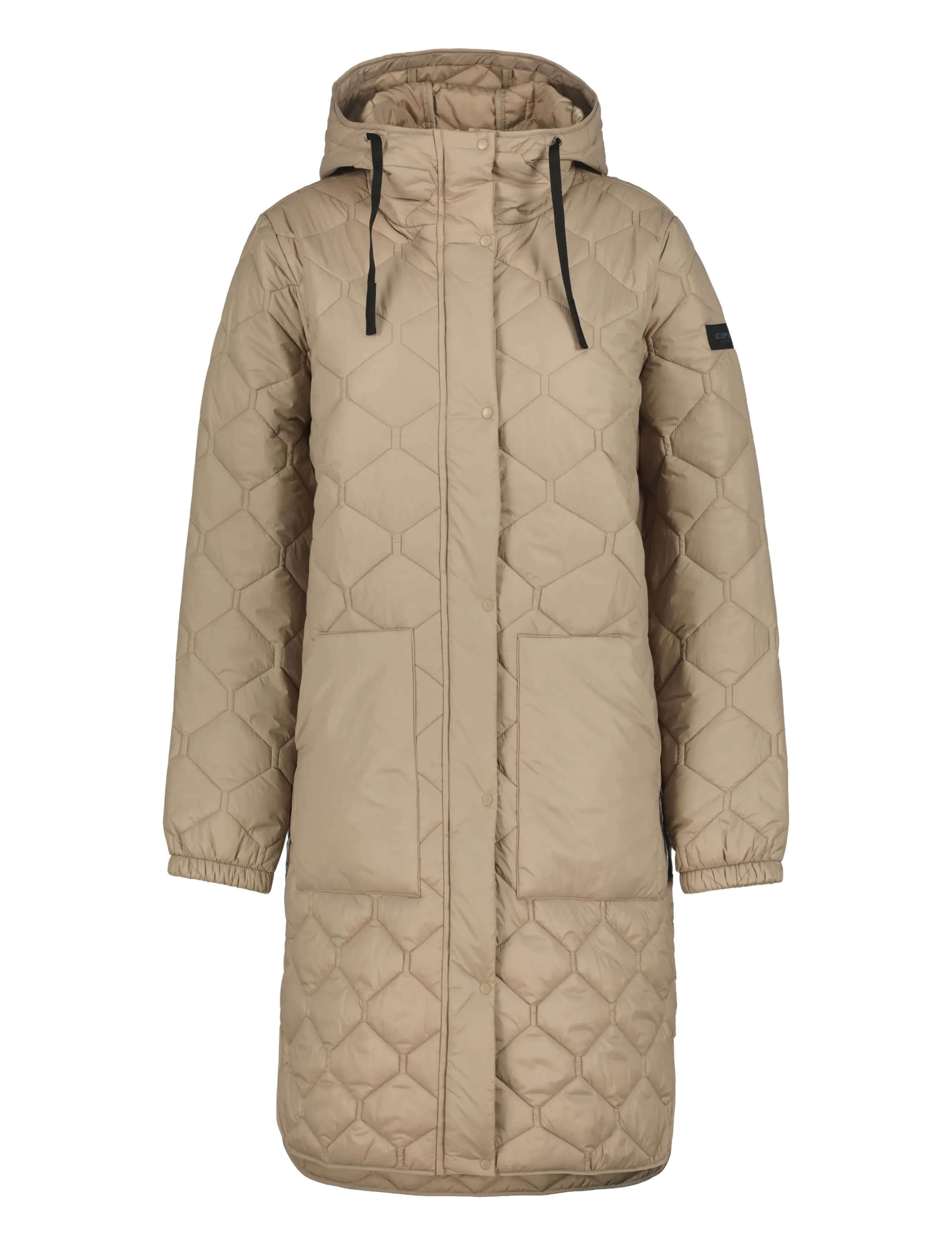 Icepeak ICEPEAK AALENA/ WM LIGHT WADDED COAT - Jacken - CAFE AU LAIT / beige