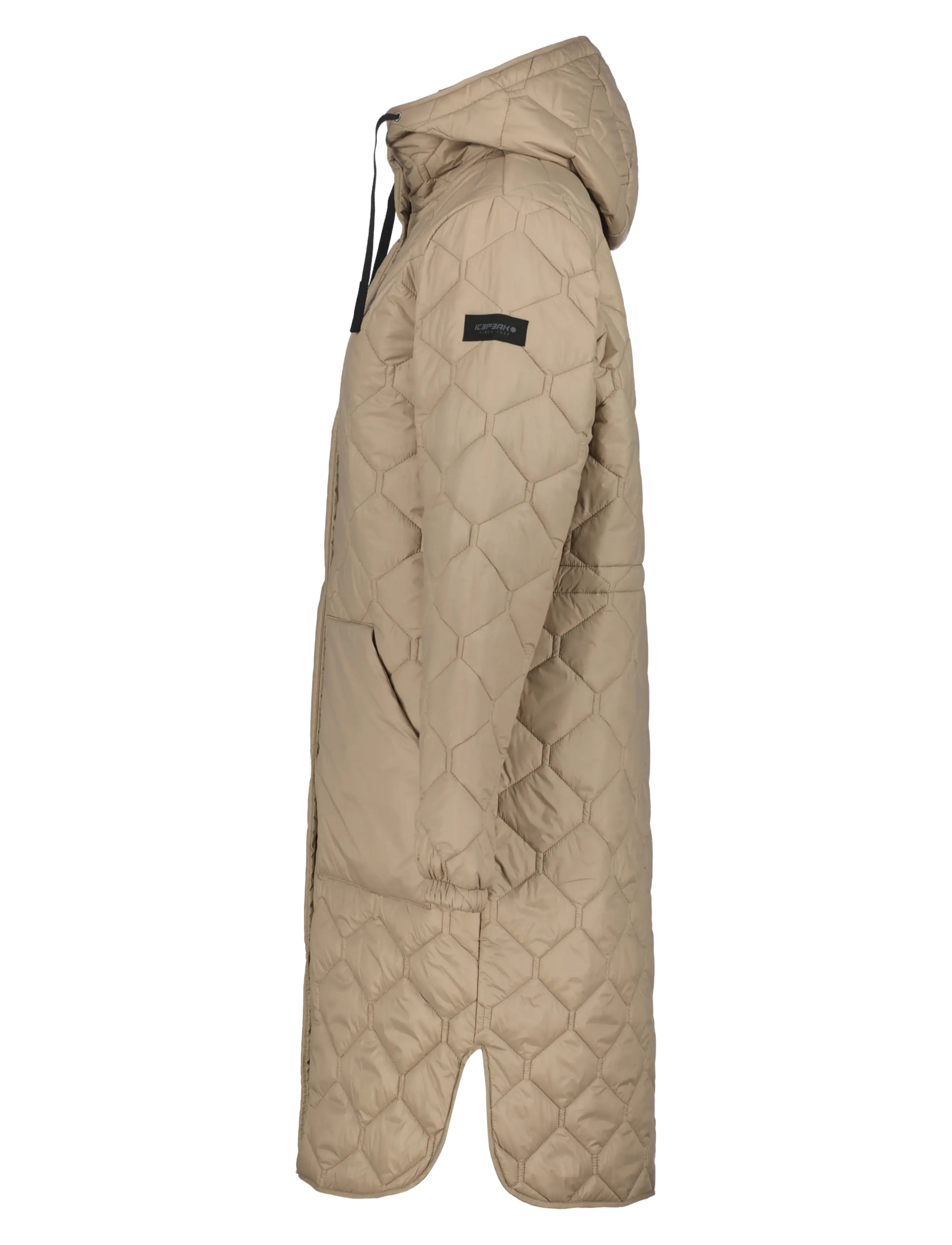 Icepeak - ICEPEAK AALENA/ WM LIGHT WADDED COAT - daunenjacken - cafe au lait - 2