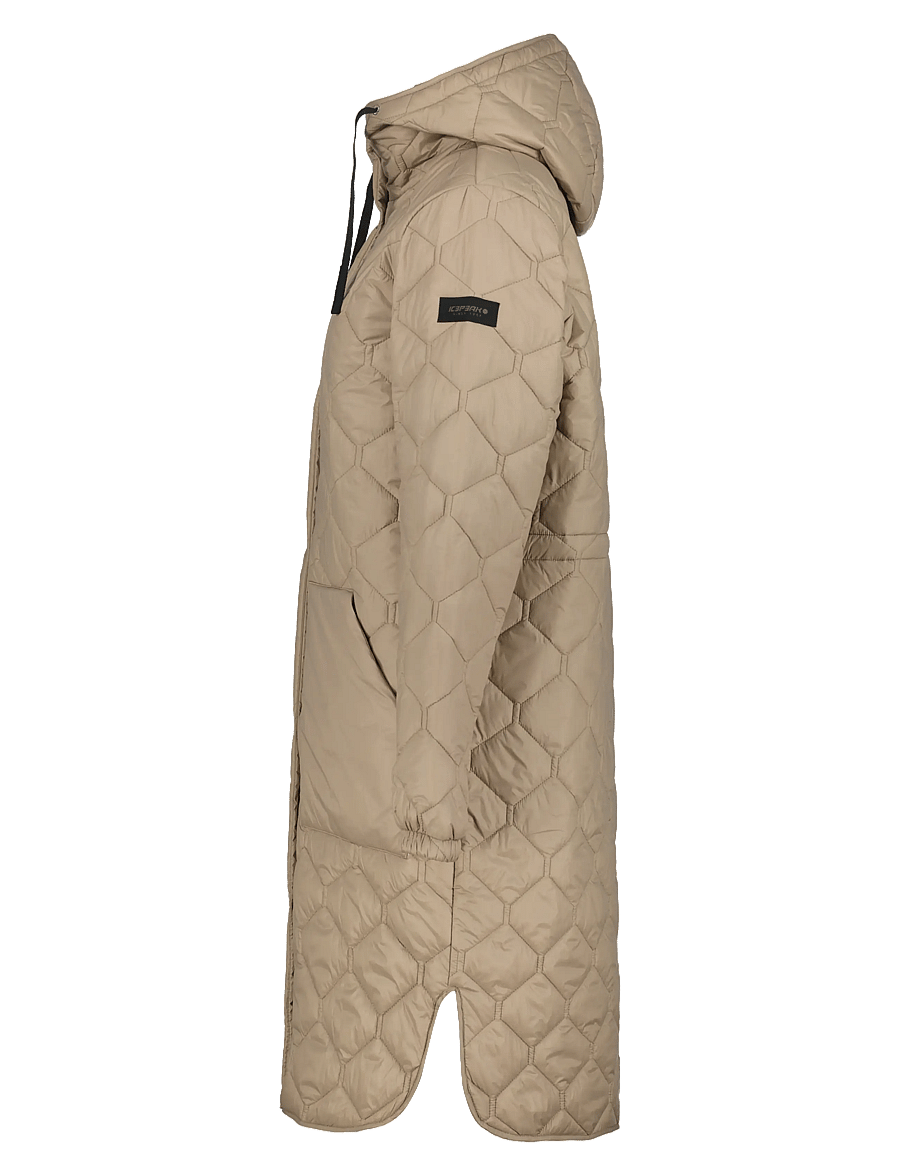 Icepeak - ICEPEAK AALENA/ WM LIGHT WADDED COAT - daunenjacken - cafe au lait - 2